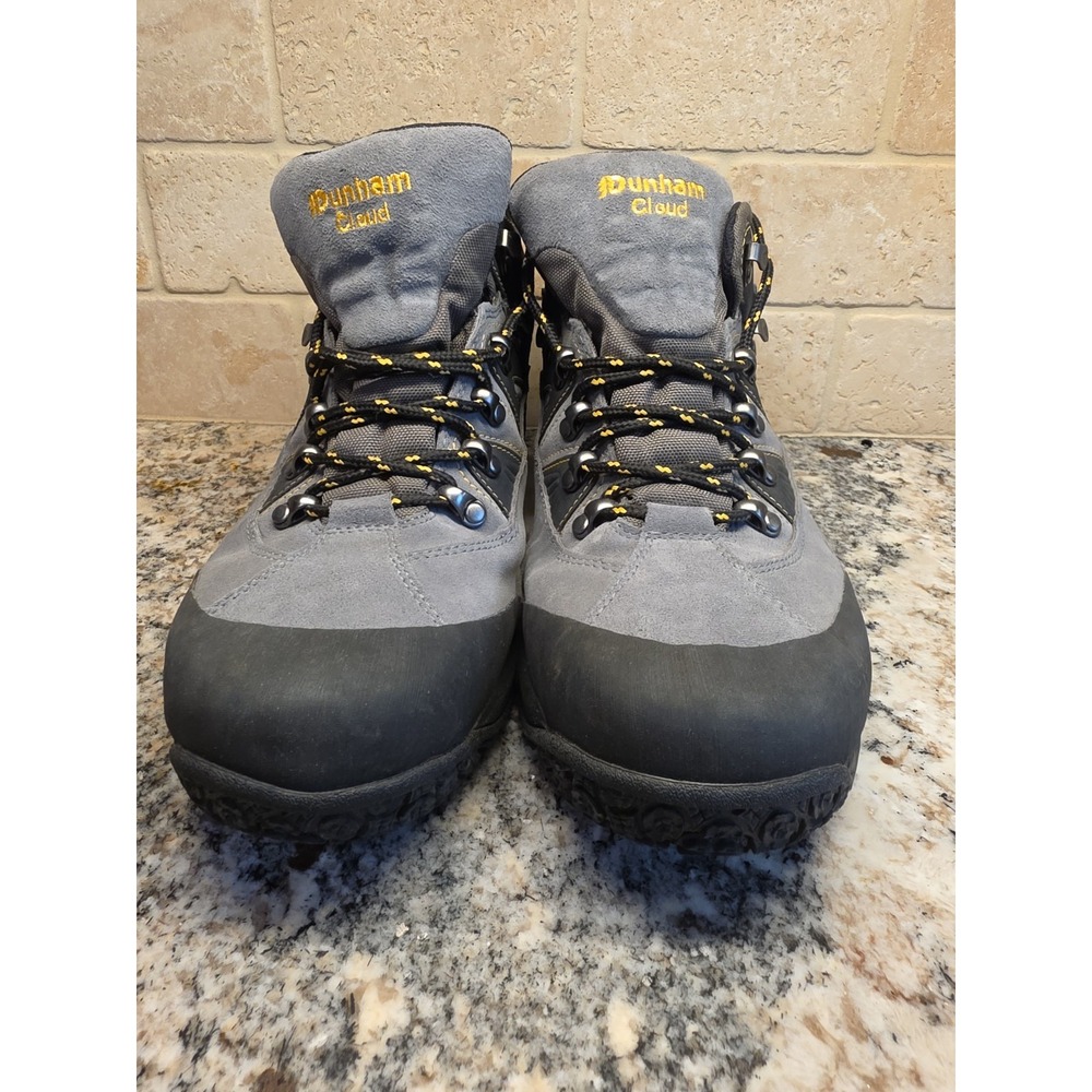 Dunham Cloud Waterproof Boots Men's Size 9.5 Hiking Slip Resistant Slate Gray